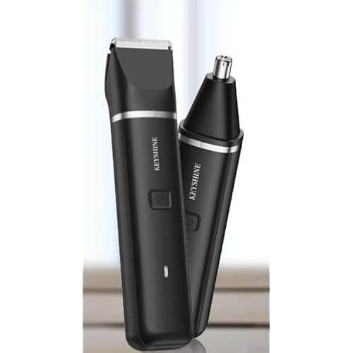 Bikini Trimmer for Women Pubic Hair: 2 in 1 Electric Razors for Women - IPX7 Waterproof Lady Shaver for Travel & Home Use (Black-Silver)