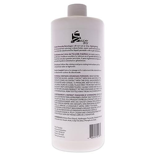 Super Star 10 Volume Cream Peroxide Developer, 32oz