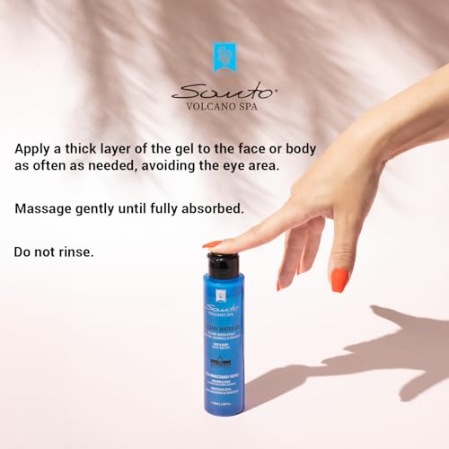 Volcanic Water Gel 100ml ? Soothing & Hydrating Hydro Gel Moisturizer for Face & Body ? Reduces Redness, Itchiness, Irritation and Sunburn