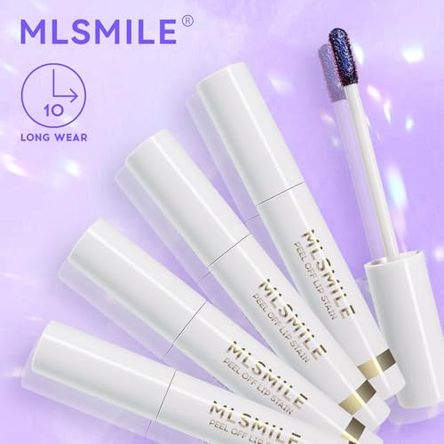 Lip Stain Peel Off£¬ High Pigment Matte Lip Color,All-Day Vibrant Kiss-Proof Lip Stain, Long Lasting Waterproof Lip Tint for Women