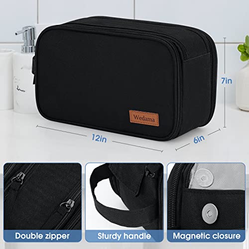 Wedama Toiletry Bag for Men - Waterproof Travel Dopp Kit