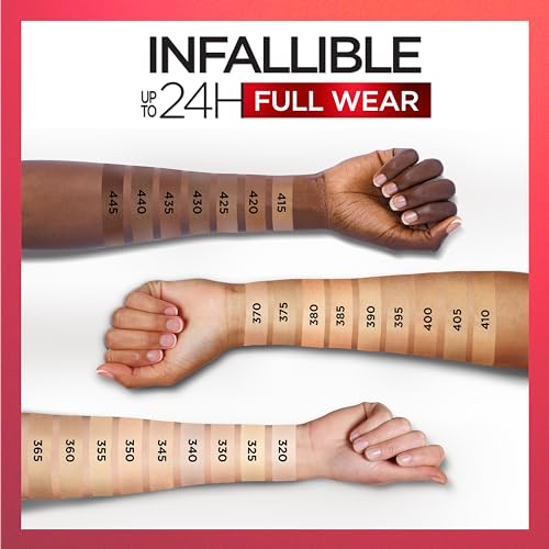 L'Oreal Paris Makeup Infallible Full Wear Waterproof Matte Concealer, Full Coverage, Walnut, 0.33 fl. oz.