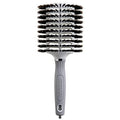 Olivia Garden Ceramic and Ion Turbo Vent 100% Boar Bristle Hair Brush with Sectioning Pick