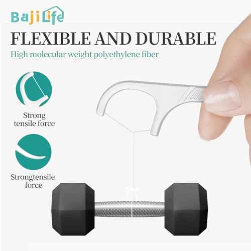 Dental Floss Pick Dispenser, 88 Count Flosser Dispenser with 2 Box [8 Count] Portable Tooth Floss Picks Holder, Total [104 Count] Flossers for Adults Home Travel Hotel