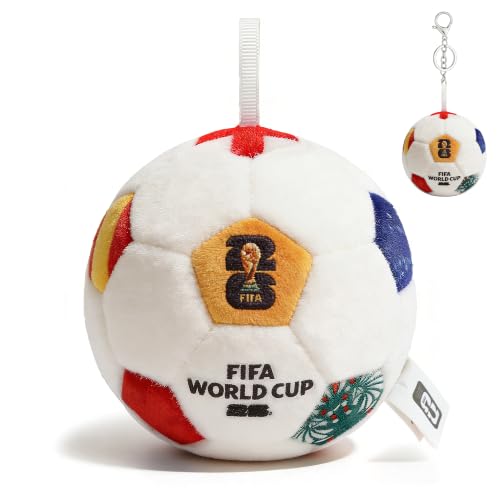 FIFA World Cup 2026 Mini Soccer Ball Plush Keychain 4.72"