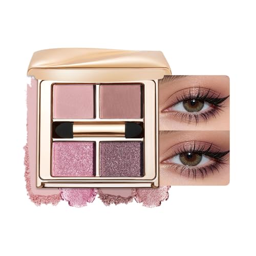 Matte Eyeshadow Palette for Green Eyes - Neutral Pink Brown Mauve