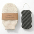 Korean Exfoliating Hemp Glove & Konjac Sponge Set