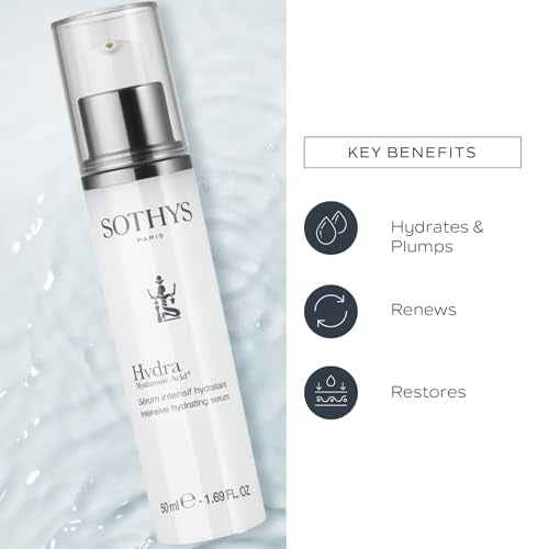 SOTHYS Hydrating Intensive Serum | Hyaluronic Acid Serum for Intense Moisturizing and Anti-Aging Barrier | For All Skin Types