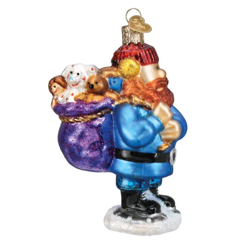 Old World Christmas Rudolph The Red-Nosed Reindeer Yukon Cornelius Glass Blown Ornament for Christmas Tree