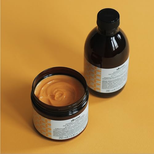 Davines Alchemic Conditioner Golden, Color Depositing Cream for Golden Blonde & Honey Hair - Intensifies & Hydrates Warm Blonde Tones with Jojoba Oil, 8.45 Fl Oz