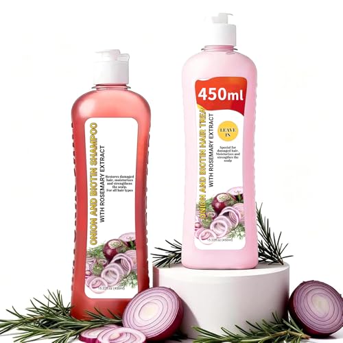 Onion Shampoo & Conditioner Set 15.22oz - Biotin Hair Care
