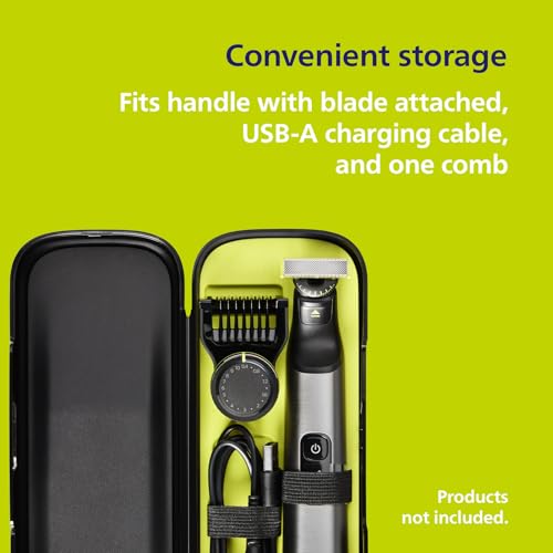 Norelco Philips OneBlade Pro Face & Body Trimmer Travel Kit with Case