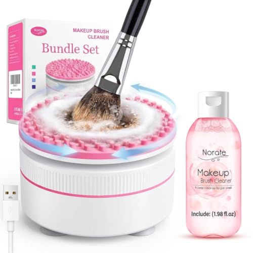 Electric Makeup Brush Cleaner Machine with Cruelty-Free Solution