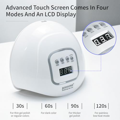 UV LED Nail Lamp with Auto Sensor & 4 Timers