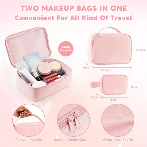 Color Nymph All-in-One Makeup Kit with 2 Travel Bags