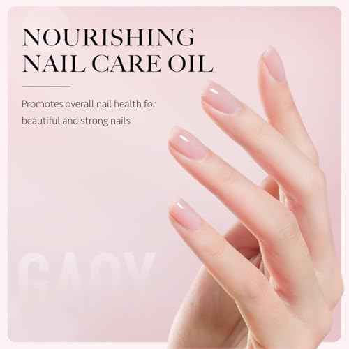 GAOY Cuticle Oil Pen Set, 6Pcs Vitamin E Oil for Nail Growth and Strengthener, Repair and Rejuvenate Nail Care Kit, Health and Beauty Manicure Essentials for Women