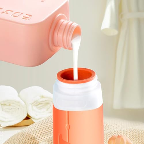 Vipop 3 oz Travel Bottles, Leak Proof TSA Approved Silicone Containers