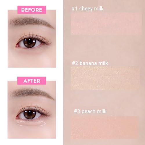 BBIA Last Powder Pencil - Shimmer Eyeshadow Eyeliner 03 Peach Milk