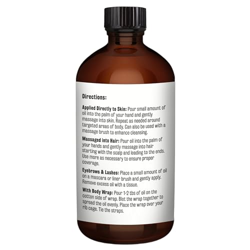 Organic Cold Pressed Castor Oil 500ml - Hair, Lash & Skin