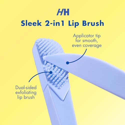 Handmade Heroes Silicone Lip Scrubber Brush (2-Pack) - Reusable Lip Exfoliator