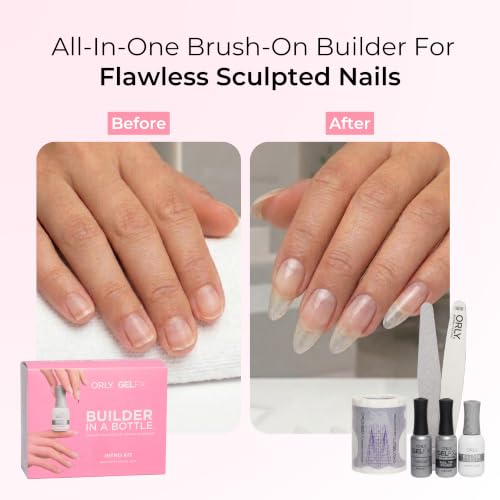 Orly GelFX Builder in a Bottle Nail Extension Kit - Sculpting Gel, Primer & Topcoat
