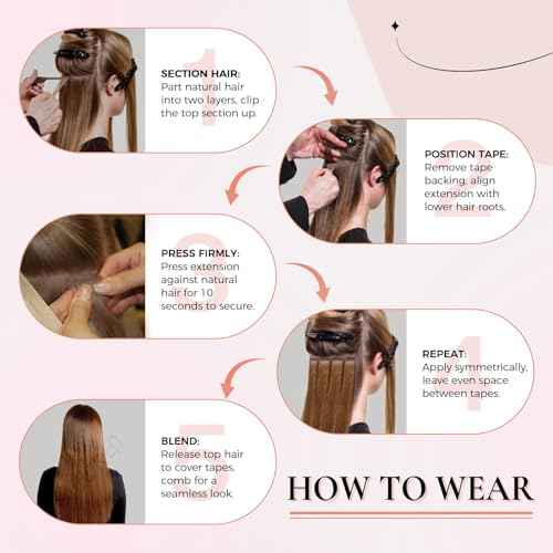 Tape in Hair Extensions Human Hair 18 Inch Dark Ash Blonde Highlights Light Blonde Invisible Straight tape hair extensions 20Pcs 50G Thick Ends