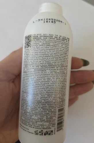 HIDRA 20 Volume Cream Developer, 4.56 oz Hair Color