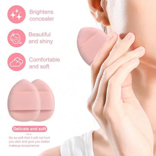 Skincare Face Wash Spa Headband and Wristband Set Makeup Sponge Pieces Powder Puff Face Soft Triangle Makeup Puff Women and Teen Girl Gifts Trendy Stuff