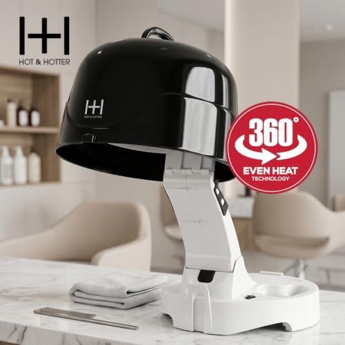 Annie Ceramic Ionic Hood Hair Dryer – Adjustable Height