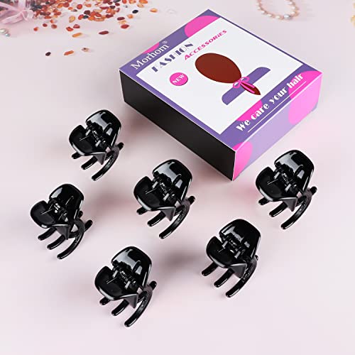 Morhom Hair Claw Clips - 6 Pack, 1.3 Inch for Thick Hair