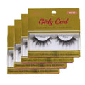 5 Pairs Long Self Adhesive Eyelashes, False Eyelashes Natural Look, Waterproof Lashes with Tweezers, Reusable Self Adhesive Eyelashes, Self Sticking No Glue Lashes for Women (Black)