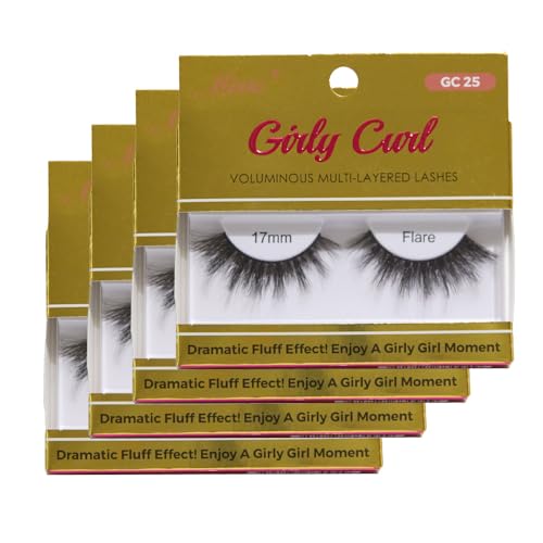 5 Pairs Long Self Adhesive Eyelashes, False Eyelashes Natural Look, Waterproof Lashes with Tweezers, Reusable Self Adhesive Eyelashes, Self Sticking No Glue Lashes for Women (Black)