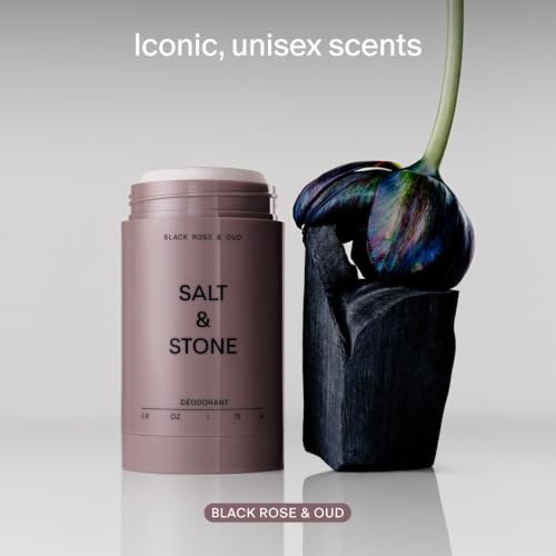 Salt & Stone Aluminum-Free Deodorant for Women & Men Black Rose & Oud 2.6 oz - Pack of 1