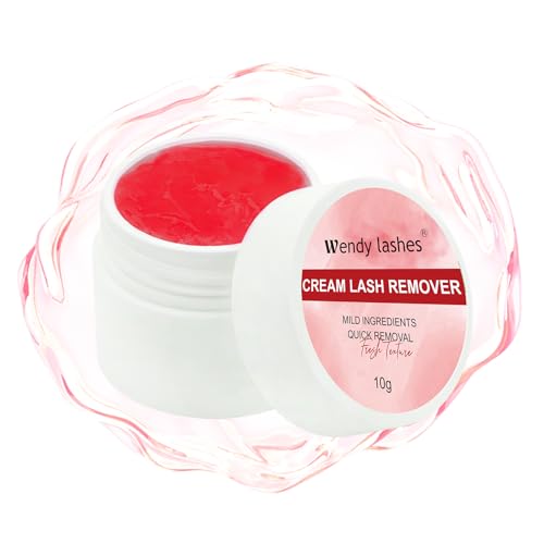 Lash Extension Remover Cream Eyelash Extension Remover Low Irritation Dissolves Powerful Eyelash Glue Remover for Salon Lash Glue Remover(No Flavored 10g)
