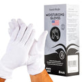 Overnight Moisturizing Cotton Gloves - 8 Pairs for Dry Hands