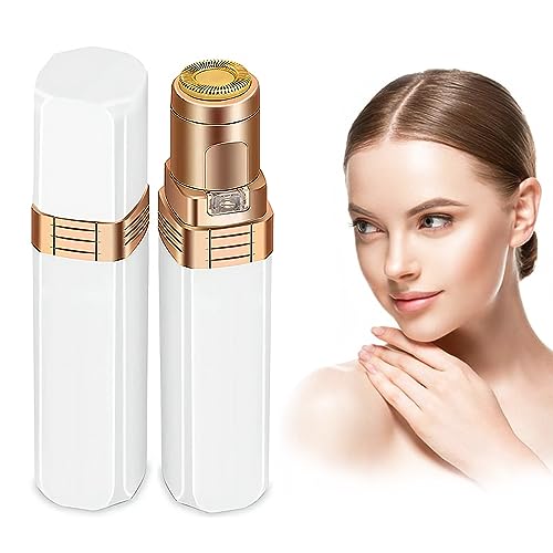 Facial Hair Removal for Women, Upper Lip Face Shaver Electric Facial Hair Remover Device for Women Ladies Hair Remover for Face Hair Fuzz Chin Mustaches