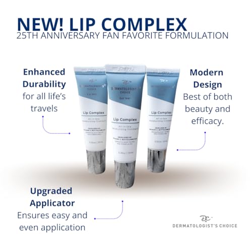 Dermatologist's Choice Lip Complex All-in-One Moisturizing Ointment for Dry, Aging Lips With Castor Oil, Vitamin E, and Evening Primrose Oil to Nourish and Protect Cracked Lips