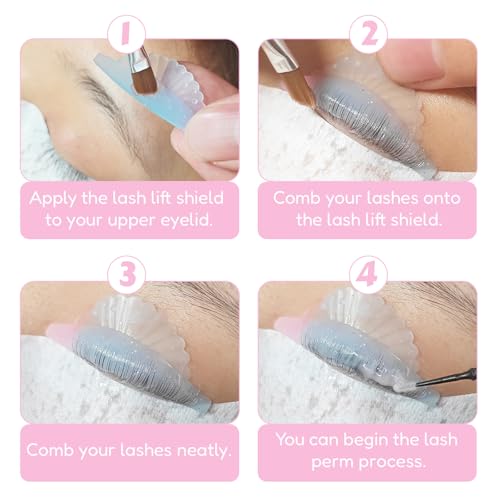 Libeauty Lash Lift Balm Glue Strong Sticky Lash Lift Adhesive Latest Gentle Formula Eyelash & Eyebrow Perm Glue Balm Brow Lamination Gel 10G/0.35OZ