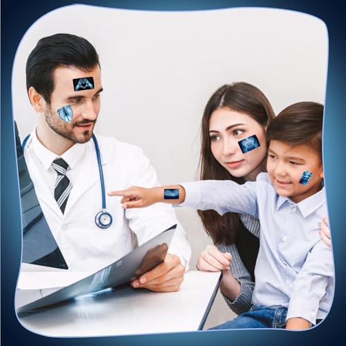 X Ray Temporary Tattoo Stickers - 24 Sheets Radiology Party Favors