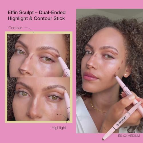 KimChiChic Effn Sculpt Dual-Ended Highlighter & Contour Stick Medium 02