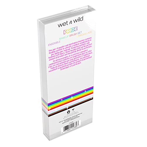 wet n wild PRIDE Makeup Brush Kit, Buildable & Blendable Multifunctional Seamless Application, Cruelty-Free & Vegan Feathery Soft Bristles