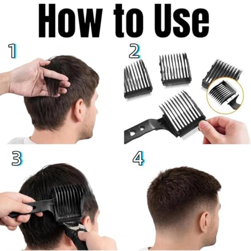 4-in-1 Fade Comb Set for Wahl & Andis Clippers