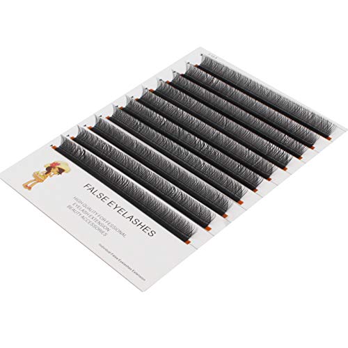 D Curl Faux Mink Eyelashes 10mm - Hand-woven 0.07mm
