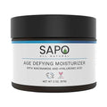 Sapo All Natural Face Cream, Skin Barrier Support Daily Moisturizer with Hyaluronic Acid, Niacinamide, Peptides, Day or Night, 2 oz