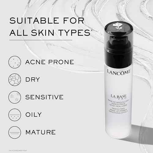 Lanc?me La Base Pro Perfecting Oil-Free Makeup Primer | Smoothing Face Primer for All Skin Types | Creates a Flawless, Matte Canvas for Long-Lasting Makeup Application | 0.8 Fl Oz