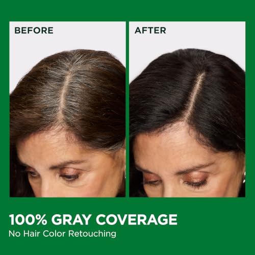 Garnier Nutrisse Ultra Crème Hair Color - 100% Gray Coverage, Vegan, 10 Black
