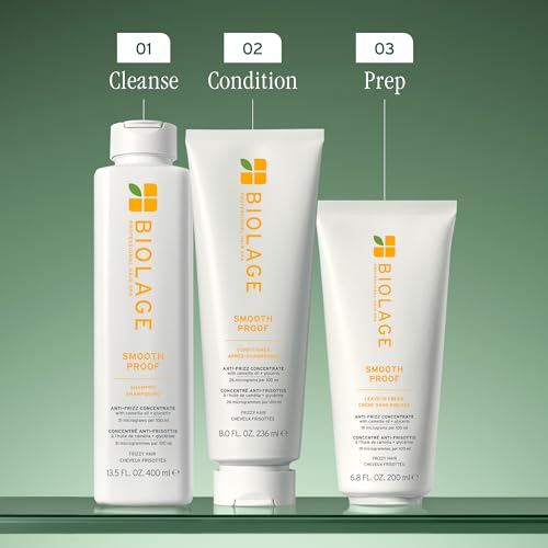 Biolage Smooth Proof Conditioner - Nourishes & Smooths Frizzy Hair, Detangles & Manages