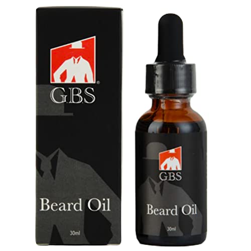 G.B.S Men¡¯s Beard Oil with Glass Dropper - Natural Conditioning Oil for Softening & Moisturizing (1 oz)