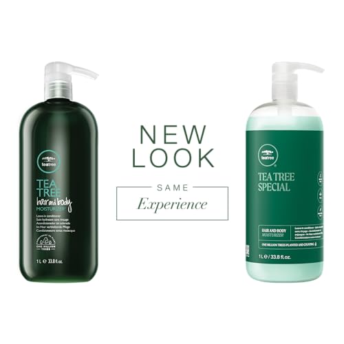 Tea Tree Hair and Body Moisturizer Leave-In Conditioner, Body Lotion, After-Shave Cream, For All Hair + Skin Types