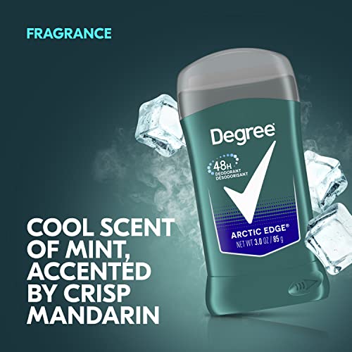 Degree Arctic Edge Deodorant Stick 6 oz Twin Pack - Long-Lasting 48H Freshness